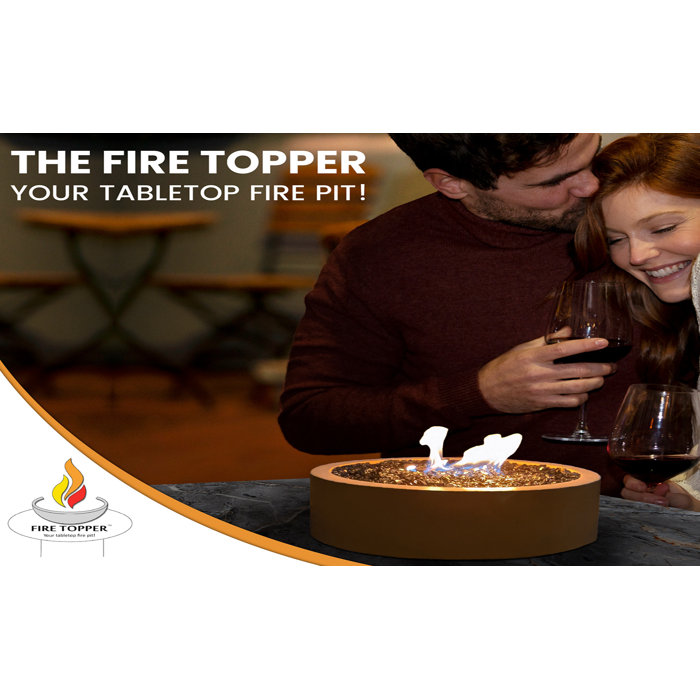 Fire Topper Stone Propane Outdoor Tabletop Fireplace & Reviews Wayfair
